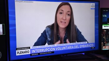 La puntana María Eugenia Catalfamo