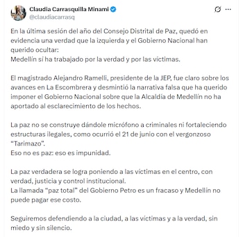 La concejala cuestionó al Gobierno