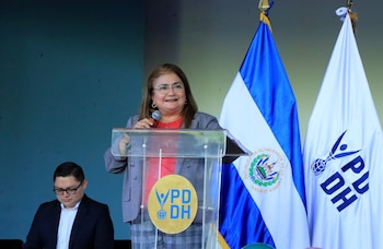 Raquel Caballero de Guevara presentó el balance mensual de protección, promoción y difusión de derechos humanos, a través de un video compartido en las redes sociales de la institución./ (PDDH)