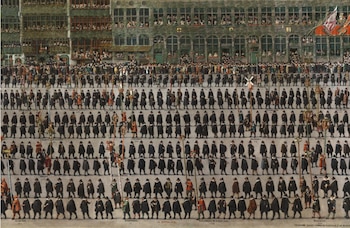 Celebración del Ommegang en Bruselas