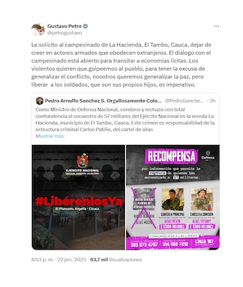 Trino de Petro sobre el