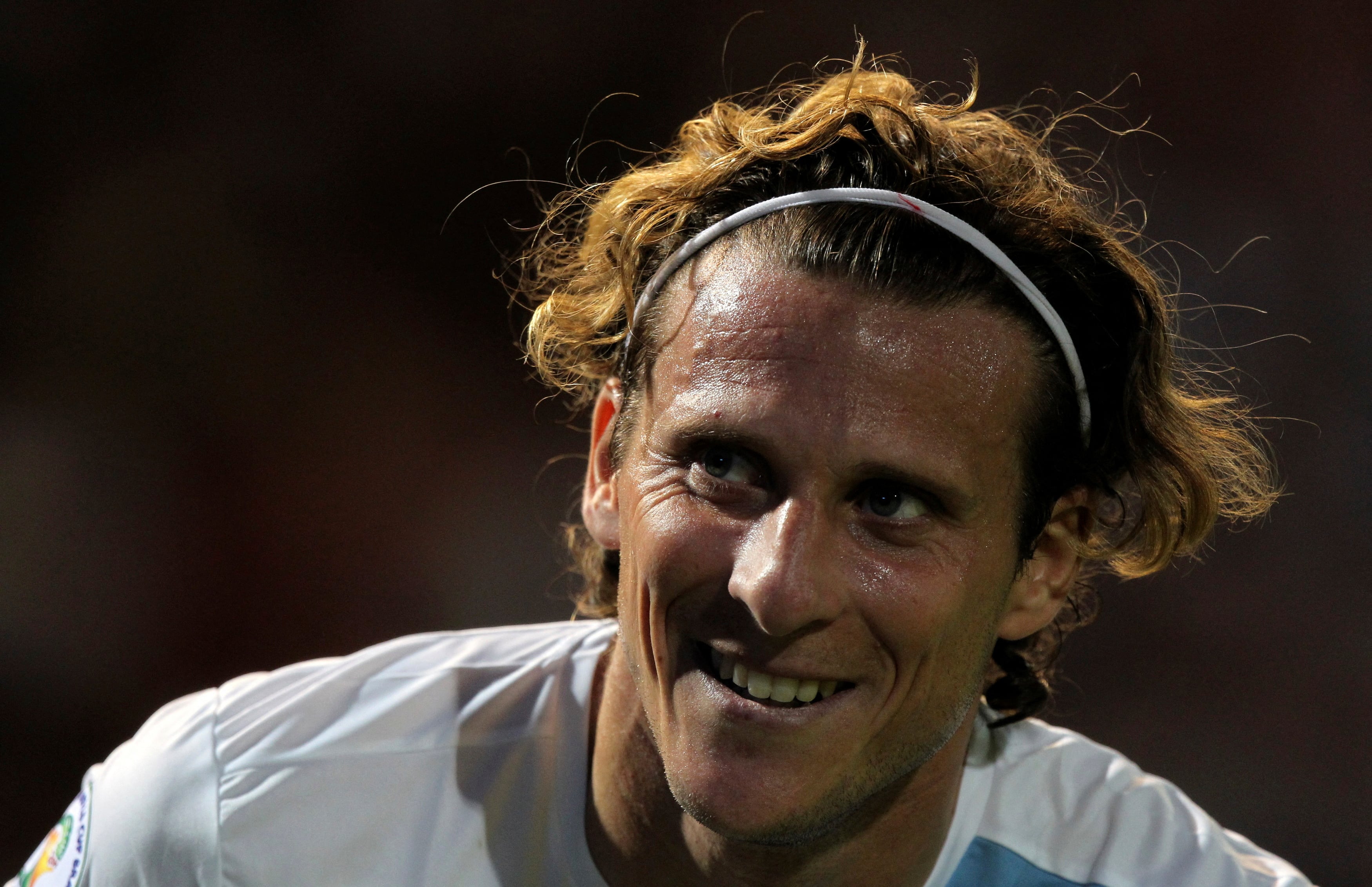 Diego Forlan palpitó un posible duelo con Argentina en el Mundial 2026 (Reuters/Enrique Marcarian)