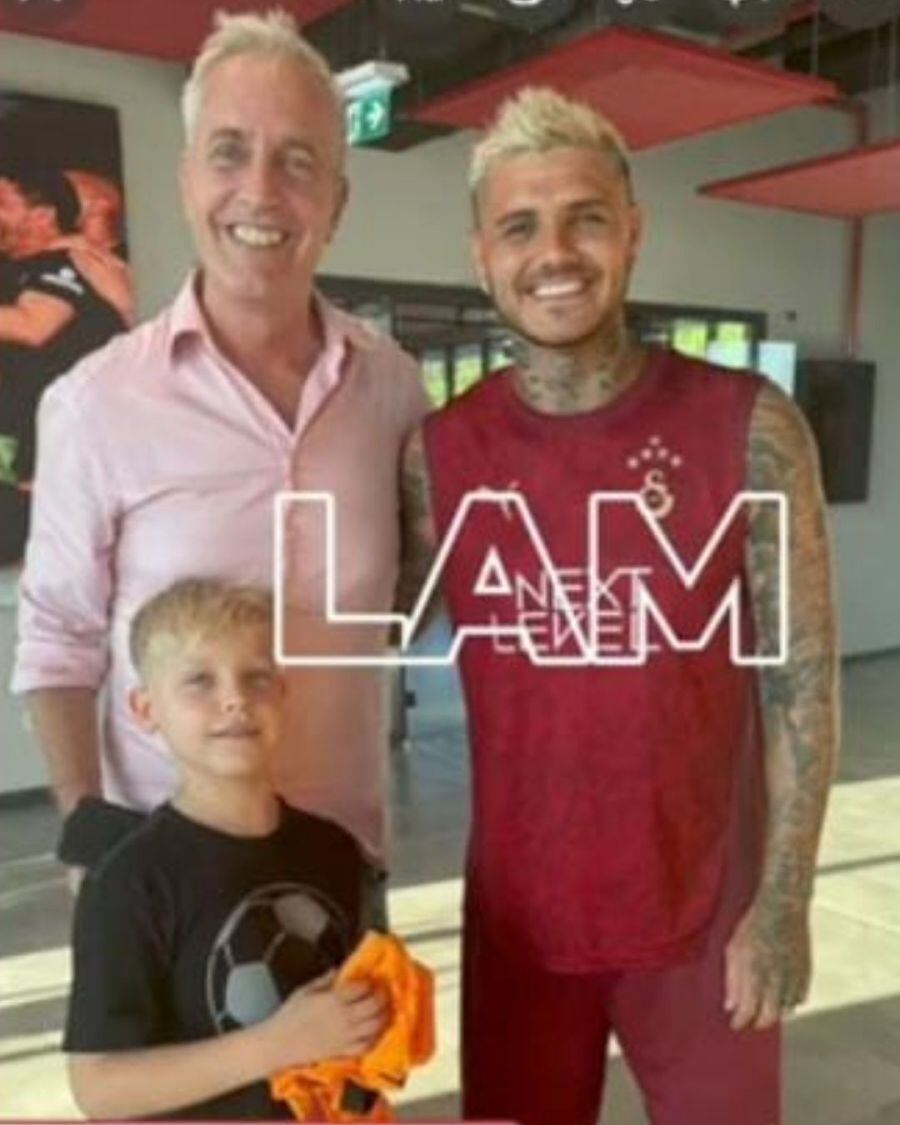 Mirko eligió un look de futbolista en la previa de su encuentro con Mauro Icardi (Captura de video)