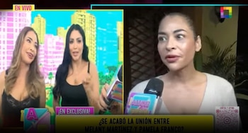 Melanie Martínez marca distancia de Pamela Franco y lanza fuerte mensaje: “No pienso retractarme”. Captura: Amor y Fuego.