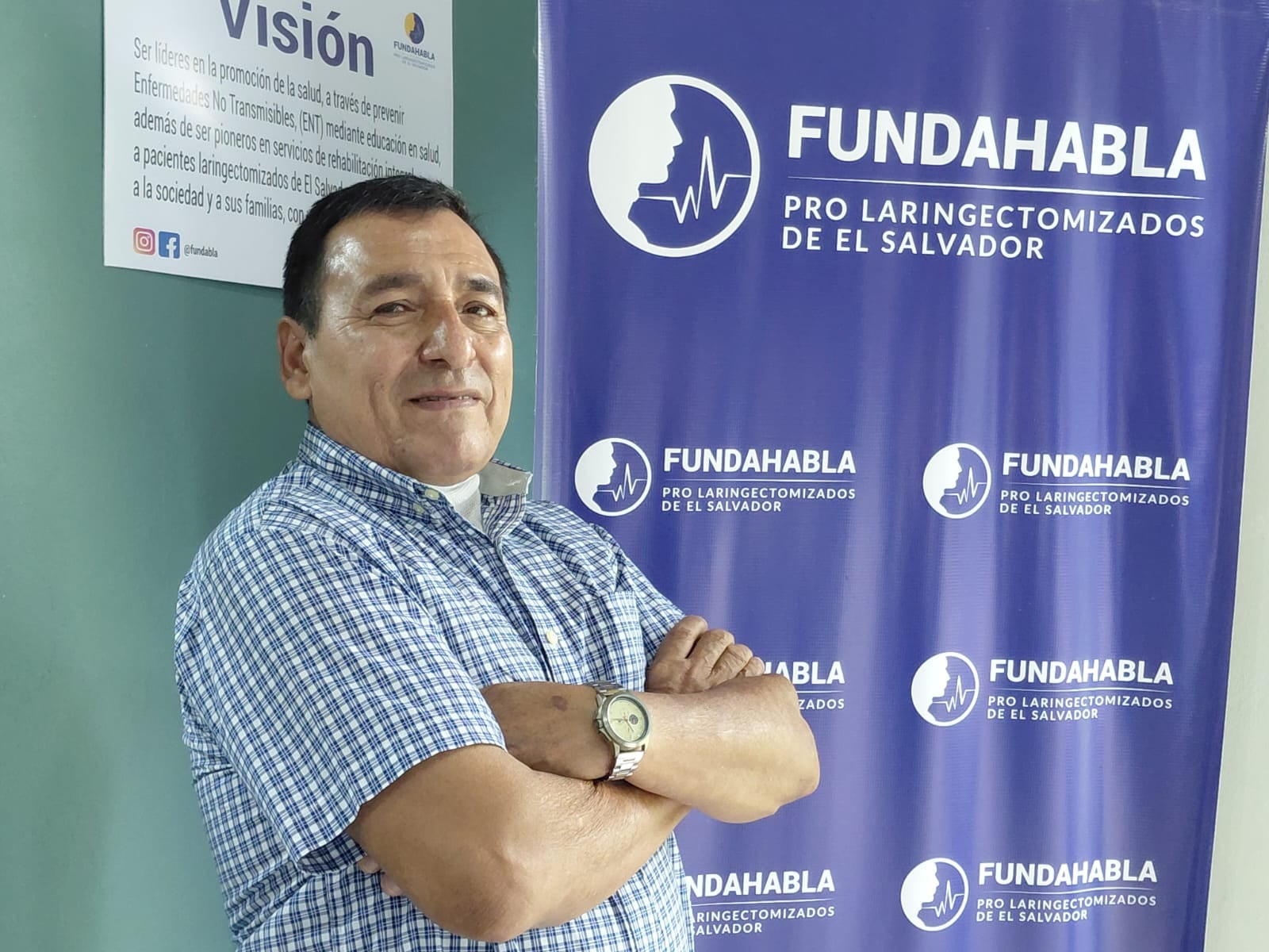 Pedro Tobías enfrentó cáncer de laringe tras un año de ronquera y dificultades en el diagnóstico médico. (Foto Infobae / A. Parada)