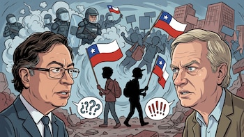 Petro, pese a criticar intervenciones extranjeras en Colombia, cuestionó al presidente de Chile: “Les encanta ver a los jóvenes sangrar y morir”