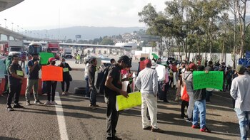 El bloqueo inició alrededor de