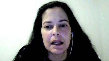 Waleswka Pérez, esposa del CC