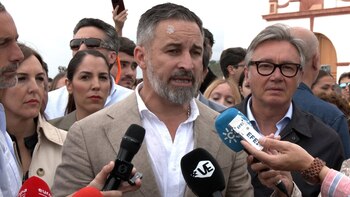 Abascal critica el "fanatismo climático" y acusa a Moreno de "continuar con su plan de arrancar olivos"