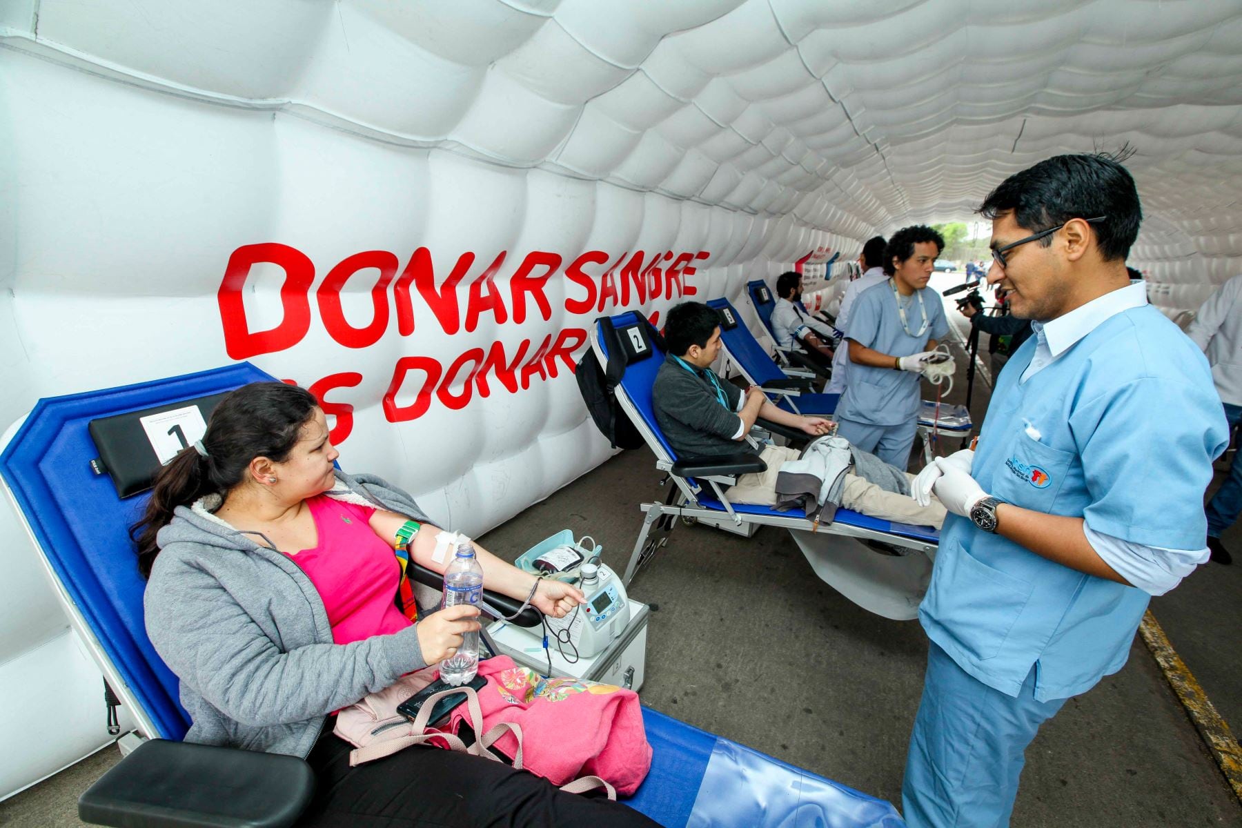 Perú padece por baja tasa de donación de sangre. (Andina)