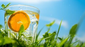 Imagen de un vaso de jugo de naranja fresco y saludable, rico en vitamina C y perfecto para hidratarse. Una fuente de vitalidad y nutrición. (Imagen ilustrativa Infobae)