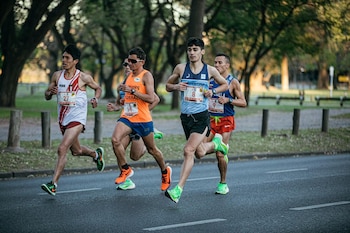 Eulalio en la Maratón de