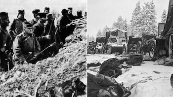 Lejos del frente occidental, ejércitos