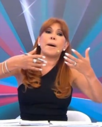 Magaly Medina no le cree a Curwen tras ampay de Carla Campos: “Negar lo evidente”. Captura: Magaly TV La Firme.