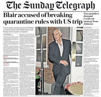 Tony Blair, en la portada