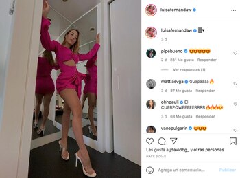 Tomada de Instagram @luisafernandaw