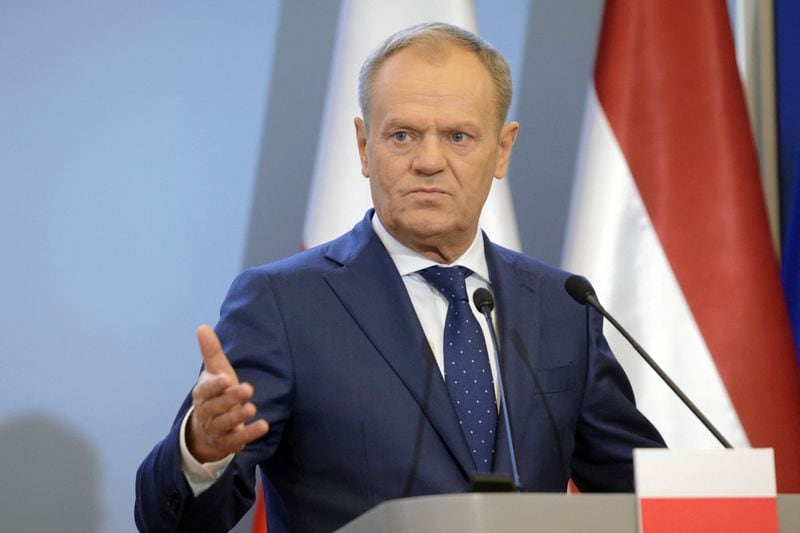 El primer ministro de Polonia, Donald Tusk (Kuba Atys/REUTERS)