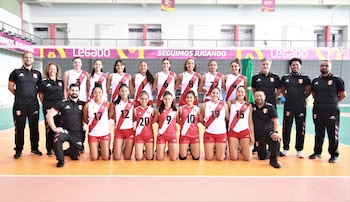 Delegación completa que viajó a México para la Copa Panamericana sub 23 (FPV)