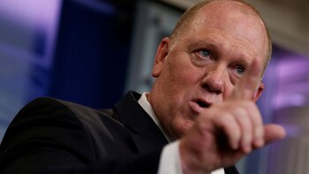 Thomas Homan durante un discurso. (Reuters)