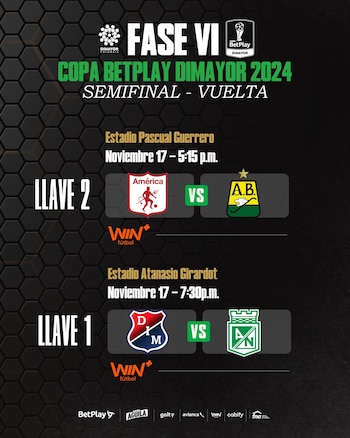 Así quedaron las semifinales de