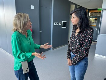 Gita Gopinath con la empresaria
