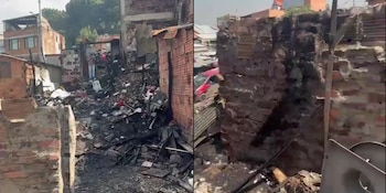 Un incendio en el sector