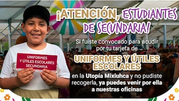 Beca Uniformes y Útiles Escolares CDMX: la solución en caso de no haber recogido la tarjeta