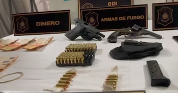 Las armas secuestradas en la