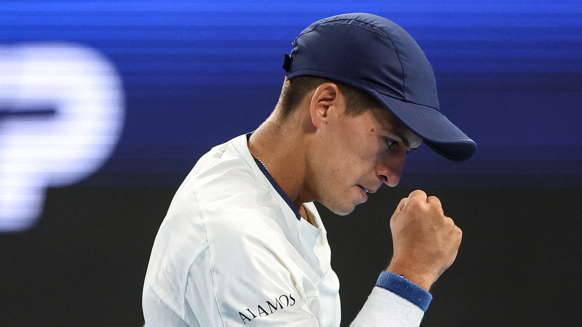 Puño apretado. Sebastián Báez brilló en el arranque de la temporada (Fuente: Antony Dickson / AFP)