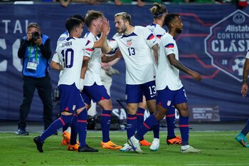 Los jugadores de Estados Unidos