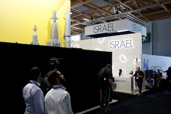 Elbit Systems stand en Paris 2025 (REUTERS/Benoit Tessier)