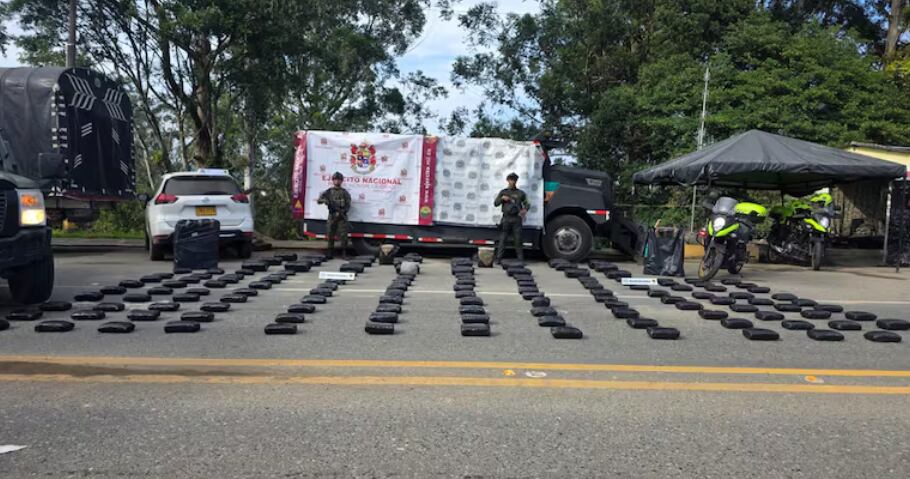 Incautaron 300 kilos de marihuana creepy en operativo conjunto en Cauca: el cargamento estaba dentro de una camioneta