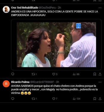 Andrea Llosa es criticada por