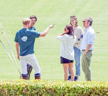 El príncipe Harry con Meghan