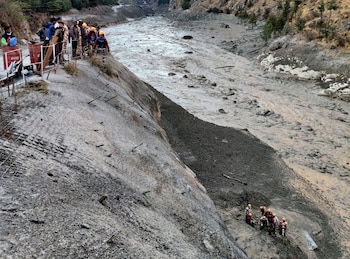 Lugar de la tragedia donde hay 150 personas desaparecidas. REUTERS/Stringer