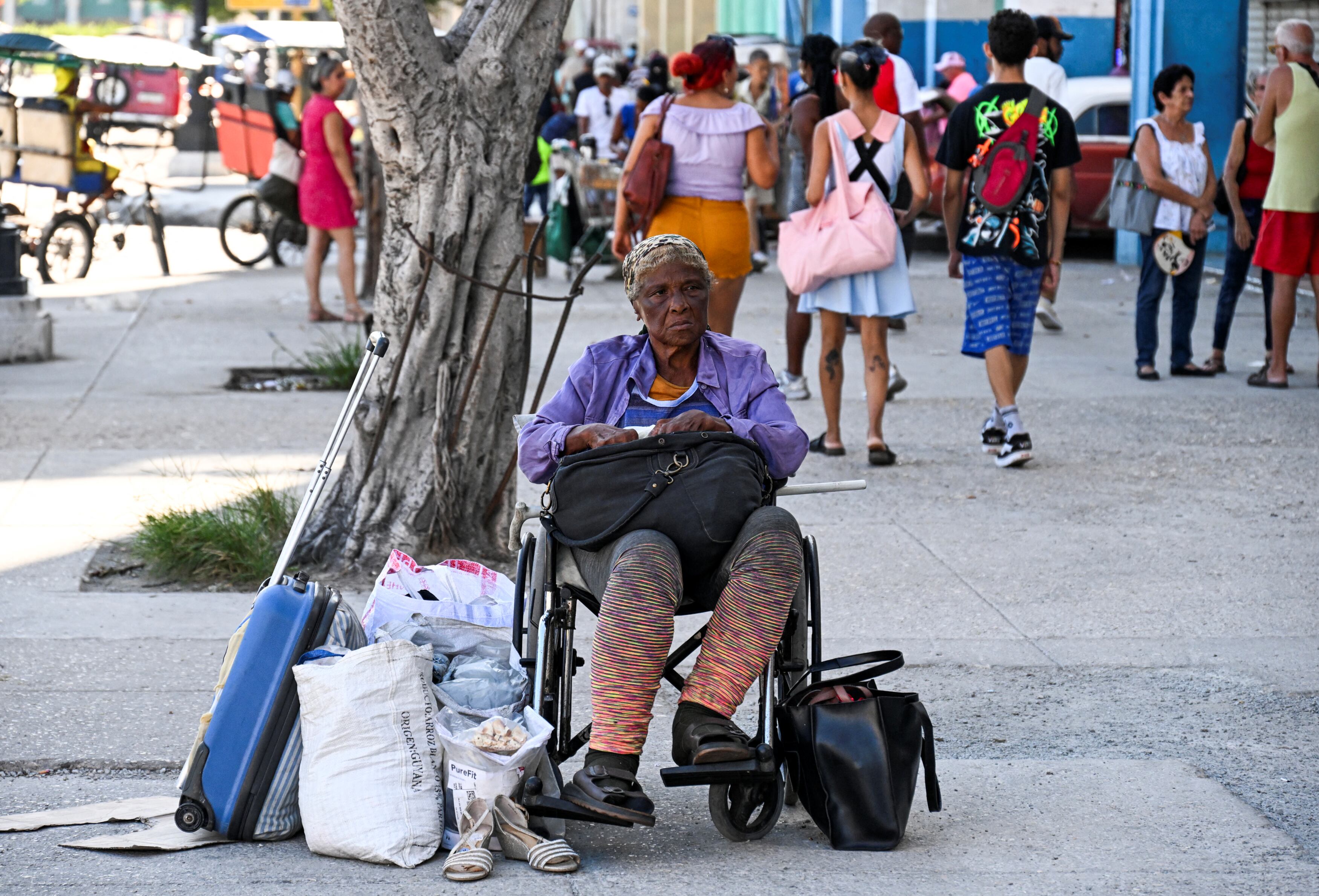 El envejecimiento poblacional en Cuba es el más acelerado de América Latina. Más del 24% de la población tiene 60 años o más (Yamil LAGE/AFP)
