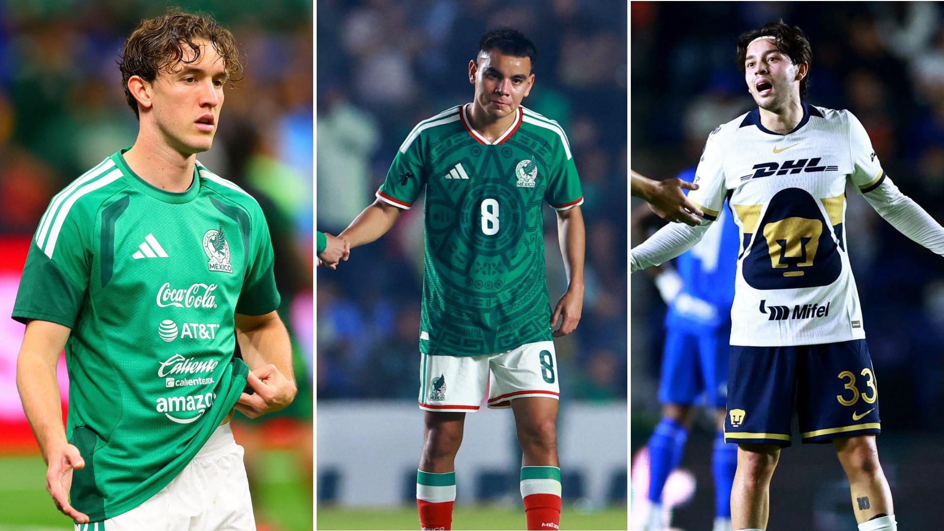 Charly Rodríguez, Berterame, Marcel Ruiz: los sacrificados de Javier Aguirre que se quedaron sin Mundial 2026 (Fotos: REUTERS/Raquel Cunha - Imagn Images/Daniel Jefferson)