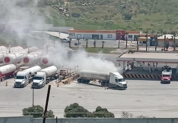 Un fuga de gas derivó