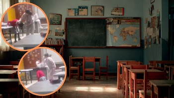 Despiadada agresión en un colegio de Bogotá: niña lanzó a su compañera al piso mientras le propinaba fuertes puños