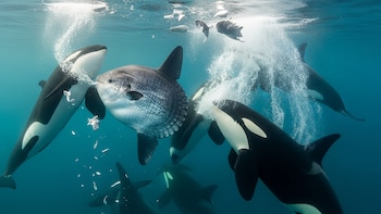 La sorprendente táctica de las orcas para fragmentar a sus presas y el enigma que plantea a la ciencia