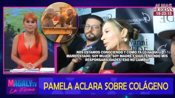 Pamela López afirma solo amistad