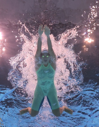 Swimming - FINA World Championships - Budapest, Hungary - June 18, 2022 Mexico's Byanca Melissa Rodriguez Villanueva in action during the Women 200m Medley, heat 1 (REUTERS/Antonio Bronic)