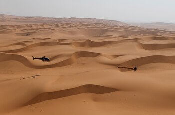 Las dunas fueron un escenario