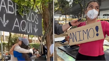 “Abrazos aquí”: esta es la iniciativa que acompaña a las víctimas del terremoto en Cali