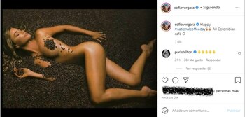 Post en Instagram de Sofía