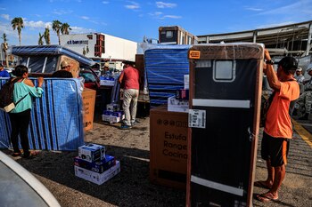 Afectados por le huracán agradecieron