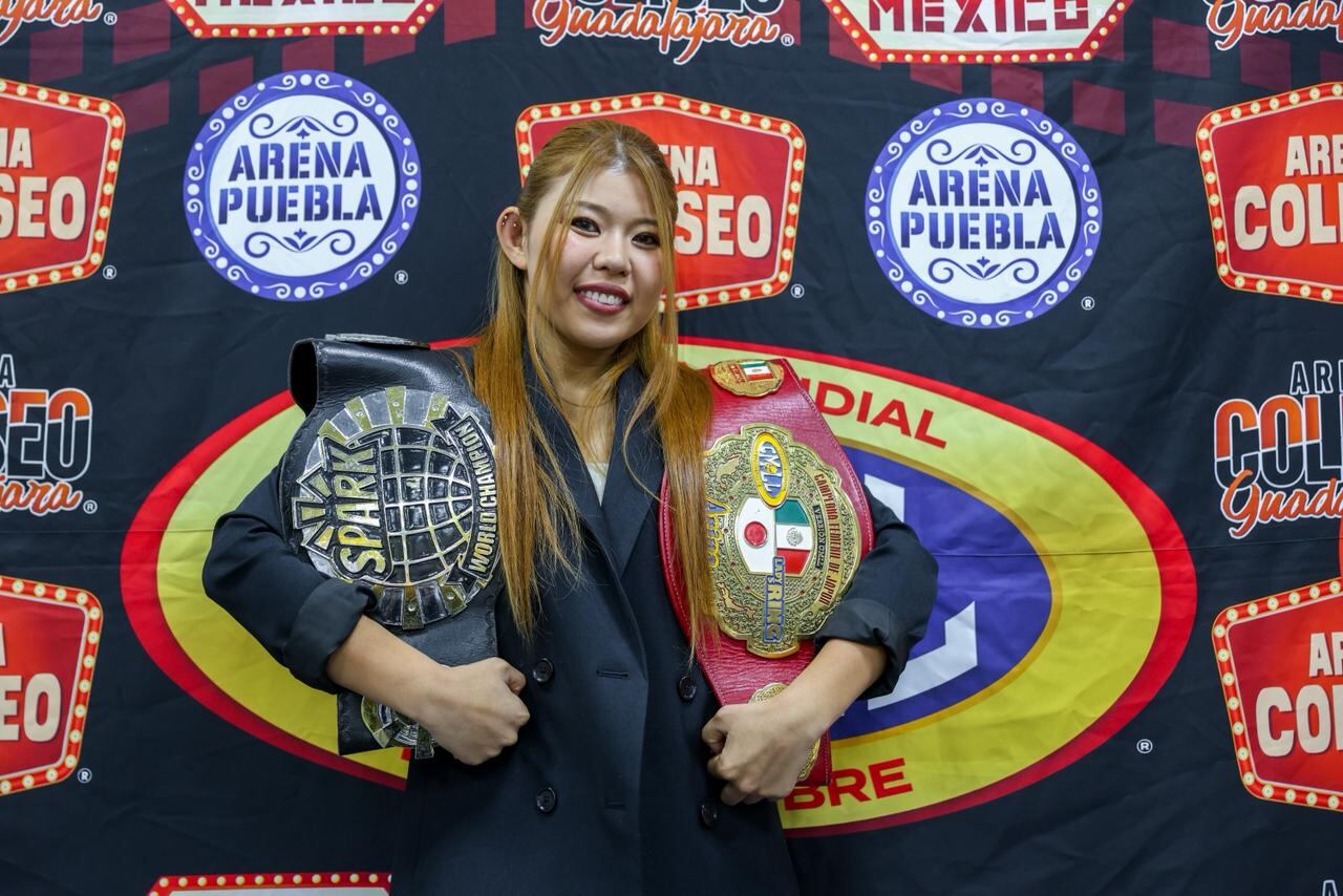 Hazuki confesó su deseo de medirse ante una de las máximas representantes de la Lucha Libre femenil mexicana. (Foto: Diego Cedrix)