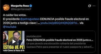 La actriz publicó un mensaje