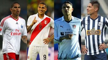 Paolo Guerrero, en total, ganó 16 títulos en su trayectoria. - Crédito: Composición.