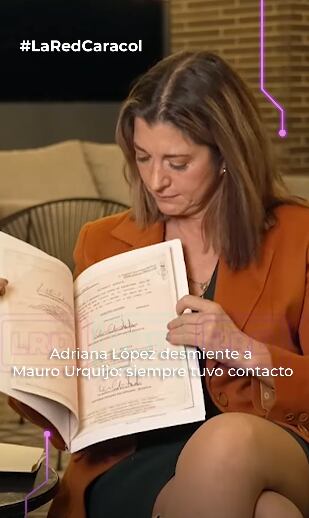 Expareja de Mauro Urquijo desmiente que no pueda ver a sus hijos - crédito @caracoltv/IG